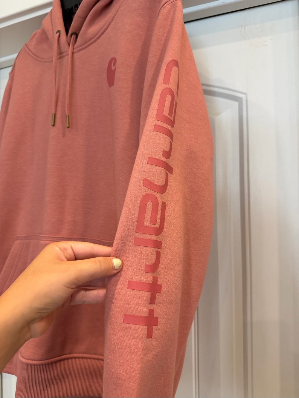 Carhartt Dusty Coral Pullover Hoodie - Picture 3 of 4